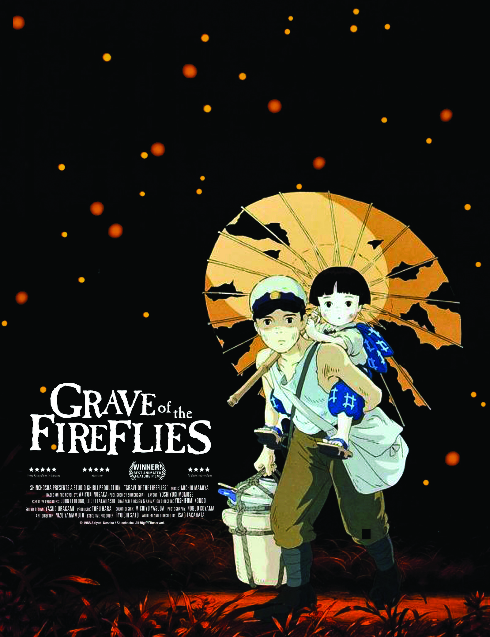 Grave of the Fireflies Poster