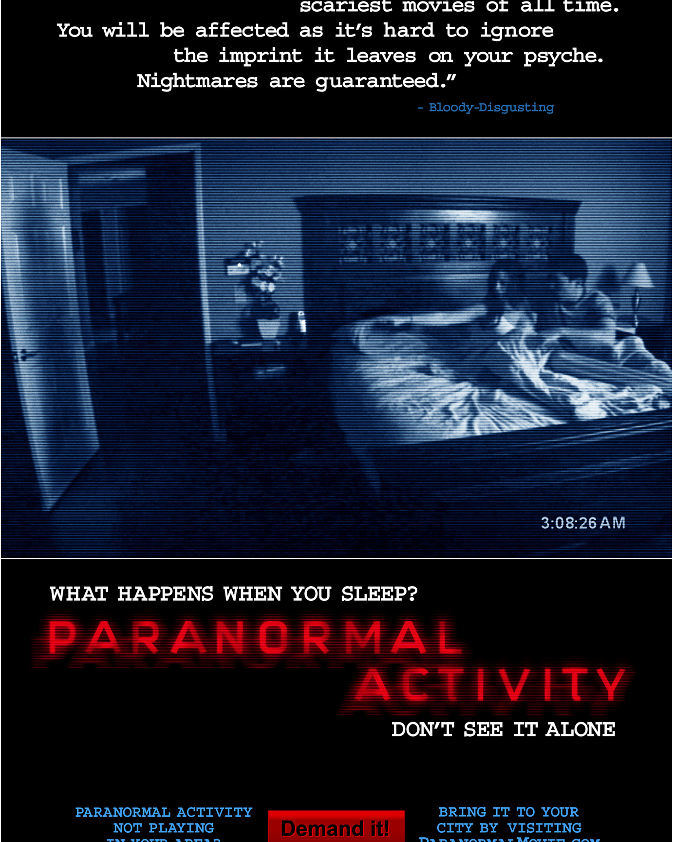 Paranormal Activity Poster