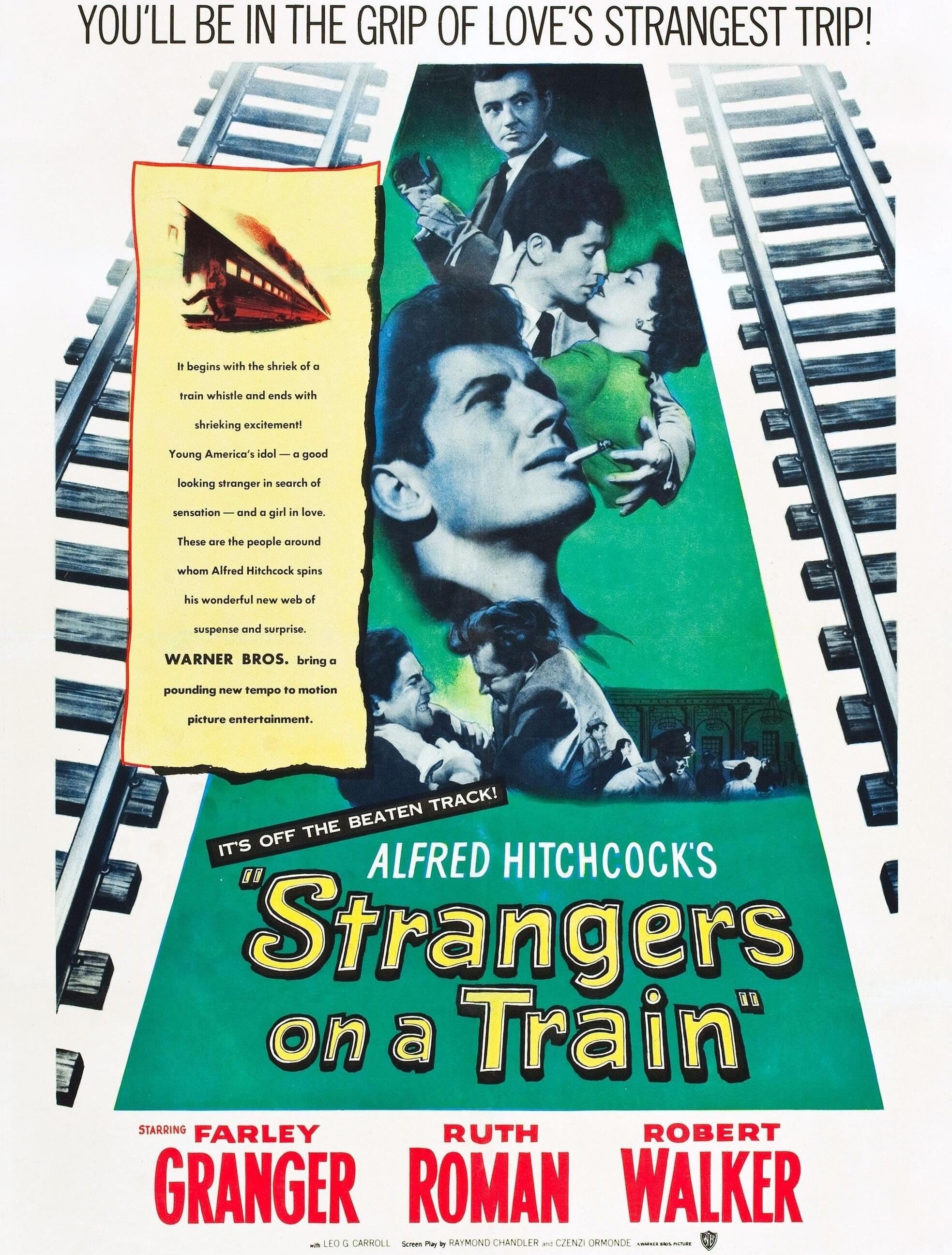 Strangers on a Train Poster